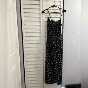 Blush Black and White Patterned jumpsuit